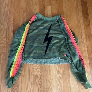 Aviator Nation Cropped Sweatshirt